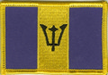 Aufnäher Flagge Barbados (8,5 x 5,5 cm) kaufen