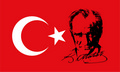 Bild der Flagge "Flagge Atatürk Türkei (150 x 90 cm) Premium"