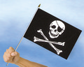 Bild der Flagge "Stockflaggen Pirat (45 x 30 cm)"