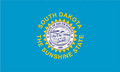 Bild der Flagge "Flagge USA - Bundesstaat South-Dakota (1963-1992) (150 x 90 cm)"