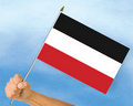 Bild der Flagge "Stockflagge Deutsches Kaiserreich 1870-1919 (45 x 30 cm)"