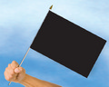 Stockflaggen Schwarz
 (40 x 30 cm) kaufen bestellen Shop
