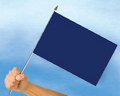 Stockflaggen Blau (40 x 30 cm) kaufen