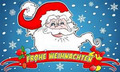 Flagge Weihnachtsmann mit Schriftzug Frohe Weihnachten
 (150 x 90 cm) kaufen bestellen Shop