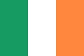 Bild der Flagge "Flagge Irland im Querformat (Glanzpolyester)"