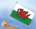 Bild der Flagge "Stockflaggen Wales (45 x 30 cm)"