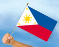 Stockflaggen Philippinen
 (45 x 30 cm) kaufen bestellen Shop