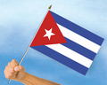 Stockflaggen Kuba
 (45 x 30 cm) kaufen bestellen Shop