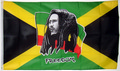 Bild der Flagge "Flagge Bob Marley - Freedom (150 x 90 cm)"