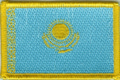 Aufnäher Flagge Kasachstan
 (8,5 x 5,5 cm) kaufen bestellen Shop