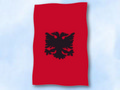 Flagge Albanien im Hochformat (Glanzpolyester) kaufen