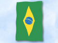 Flagge Brasilien
 im Hochformat (Glanzpolyester) kaufen bestellen Shop