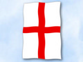 Bild der Flagge "Flagge England  im Hochformat (Glanzpolyester)"