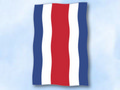 Bild der Flagge "Flagge Costa Rica im Hochformat (Glanzpolyester)"