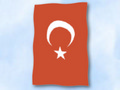 Flagge Türkei im Hochformat (Glanzpolyester) kaufen