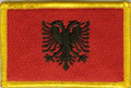 Bild der Flagge "Aufnäher Flagge Albanien (8,5 x 5,5 cm)"