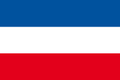 Flagge Schleswig-Holstein
 im Querformat (Glanzpolyester) kaufen bestellen Shop