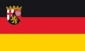 Flagge Rheinland-Pfalz
 im Querformat (Glanzpolyester) kaufen bestellen Shop