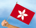 Stockflaggen Hongkong
 (45 x 30 cm) kaufen bestellen Shop