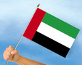 Bild der Flagge "Stockflaggen Vereinigte Arabische Emirate (45 x 30 cm)"