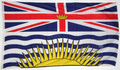Bild der Flagge "Kanada - Provinz British Columbia (150 x 90 cm)"