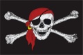 Piraten-Flagge
 (150 x 90 cm) kaufen bestellen Shop Fahne Flagge
