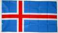 Nationalflagge Island
 (150 x 90 cm) Basic-Qualität kaufen bestellen Shop