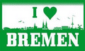 Flagge I love Bremen (150 x 90 cm) kaufen