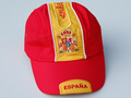 Bild der Flagge "Lauf-Cap Spanien rot"