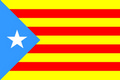 Bild der Flagge "Flagge der katalanischen Unabhängigkeitsbewegung / Estelada (150 x 90 cm)"