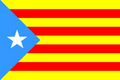 Flagge der katalanischen Unabhängigkeitsbewegung / Estelada (90 x 60 cm) kaufen
