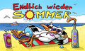 Bild der Flagge "Flagge Endlich wieder Sommer (150 x 90 cm)"