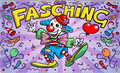 Flagge Fasching
 (150 x 90 cm) kaufen bestellen Shop