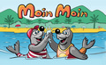 Flagge Moin Moin - High Five
 (150 x 90 cm) kaufen bestellen Shop Fahne Flagge