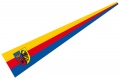 Bild der Flagge "Wimpel Kreis Nordfriesland (150 x 30 cm)"