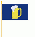 Bild der Flagge "Stockflaggen Bier (45 x 30 cm)"