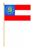 Bild der Flagge "Stockflaggen Georgia (45 x 30 cm)"