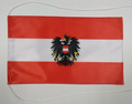 Bild der Flagge "Tisch-Flagge Österreich mit Adler"