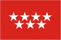 Flagge von Madrid (150 x 90 cm) kaufen