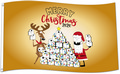 Flagge Merry Christmas 2020
 (CoVid, Sars-CoV-2, Corona-Virus)
 (150 x 90 cm) kaufen bestellen Shop