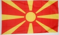 Bild der Flagge "Nationalflagge Nordmazedonien (90 x 60 cm)"