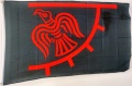 Bild der Flagge "Flagge Wikinger - Odinsches Rabenbanner (150 x 90 cm)"