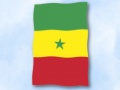 Flagge Senegal im Hochformat (Glanzpolyester) kaufen