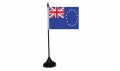 Bild der Flagge "Tisch-Flagge Cookinseln 15x10cm mit Kunststoffständer"