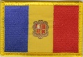 Aufnäher Flagge Andorra (8,5 x 5,5 cm) kaufen