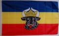 Bild der Flagge "Fahne Mecklenburg mit Ochsenkopf - Entwurf von 1992(150 x 90 cm)"