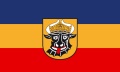 Bild der Flagge "Fahne Mecklenburg mit Ochsenkopf (150 x 90 cm) Premium"