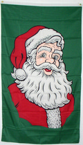 Bild der Flagge "Banner Nikolaus / Weihnachtsmann (90 x 150 cm)"