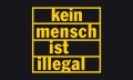 Bild der Flagge "Flagge Kein Mensch ist illegal (150 x 90 cm) Premium"