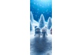 Flagge Winter - Motiv 1 - im Hochformat (Glanzpolyester) kaufen